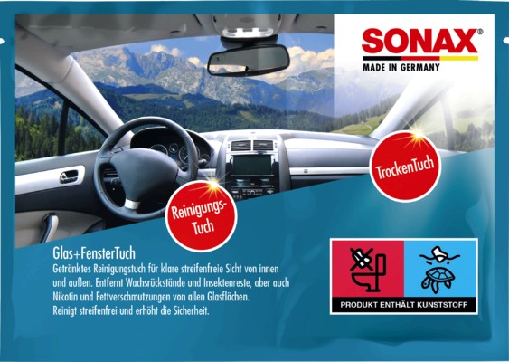 Rengöringsdukar Sonax Wax remover, Universal