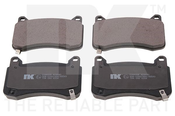 Bromsbeläggsats, Framaxel Nk 2266006 NK
