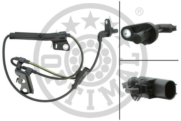 ABS-givare, Sensor, hjulvarvtal, framaxel höger