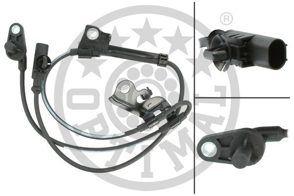 ABS-givare, Sensor, hjulvarvtal, framaxel vänster ABS-givare, Sensor, hjulvarvtal, framaxel vänster