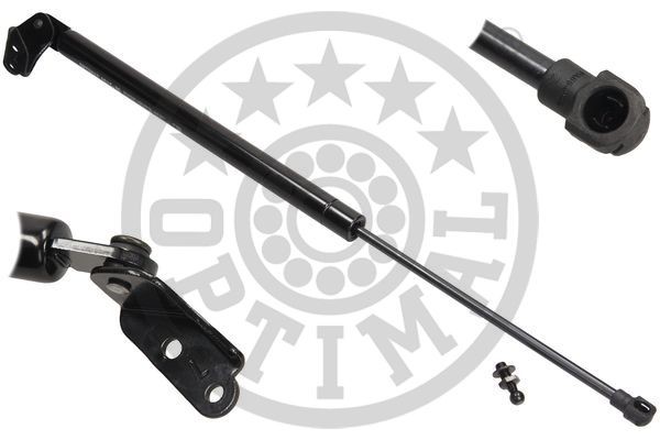 Gasfjäder, bagageutrymme, Vänster bak