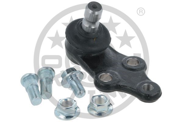 Kulled / Spindelled, framaxel höger, framaxel vänster, Nedre