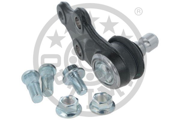 Kulled / Spindelled, framaxel höger, framaxel vänster, Nedre