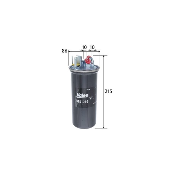 Bränslefilter Valeo 587069 VALEO