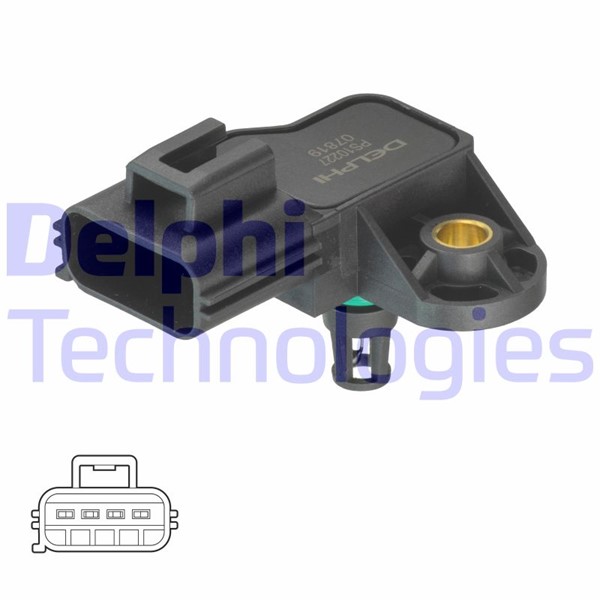 Sensor, insugstryck Delphi PS10227 DELPHI