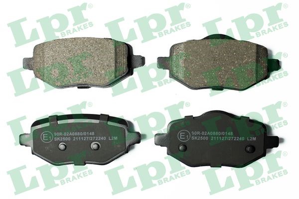 Bromsbeläggsats, Bakaxel Lpr 05P2240 LPR