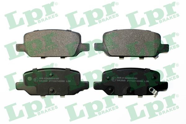 Bromsbeläggsats, Bakaxel Lpr 05P2266 LPR