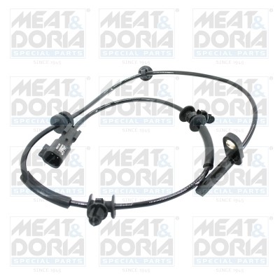 ABS-givare, Sensor, hjulvarvtal, framaxel höger Meat & doria 9011 MEAT & DORIA