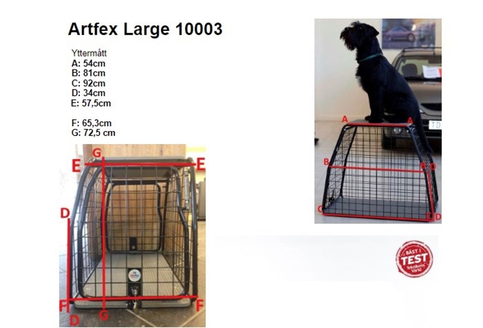 Hundbur	artfex Large, Universal Artfex