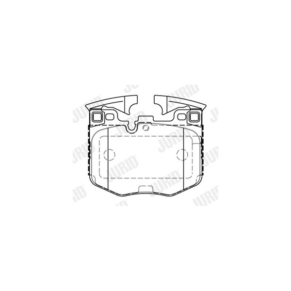 Bromsbeläggsats, Framaxel Jurid 573877J JURID