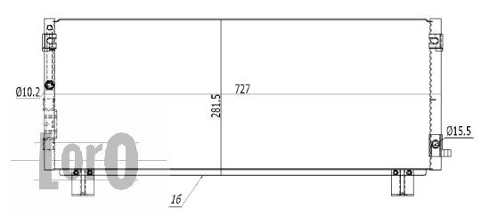 Kondensor, klimatanläggning ABAKUS