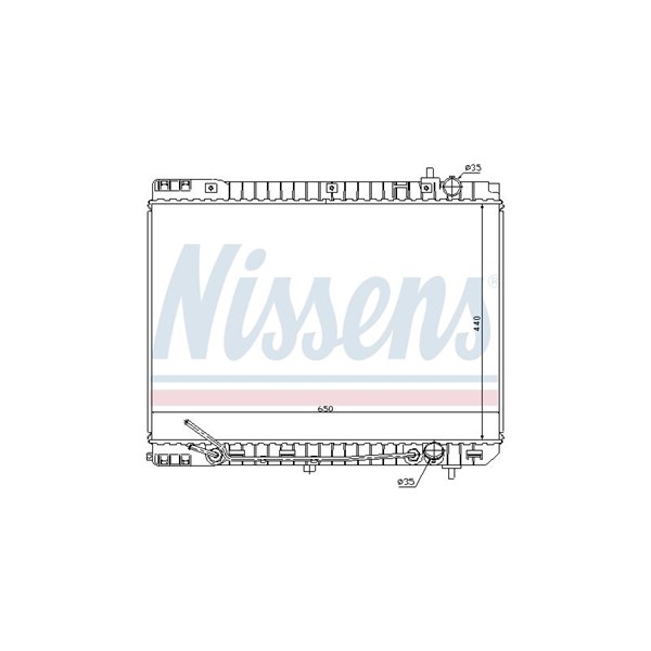 Kylare, motorkylning Nissens 66759 NISSENS