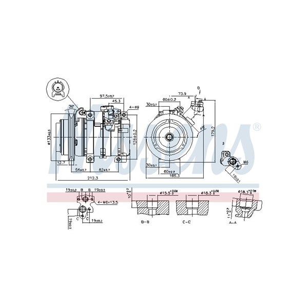 Kompressor, klimatanläggning 12V Nissens ** first fit ** 89312 NISSENS Kompressor, klimatanläggning 12V Nissens ** first fit ** 89312 NISSENS