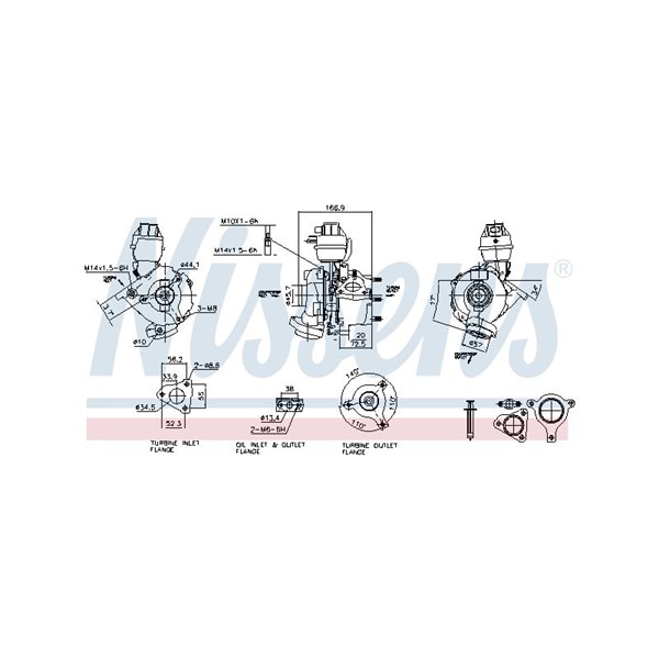 Turbo Nissens ** first fit ** 93074 NISSENS