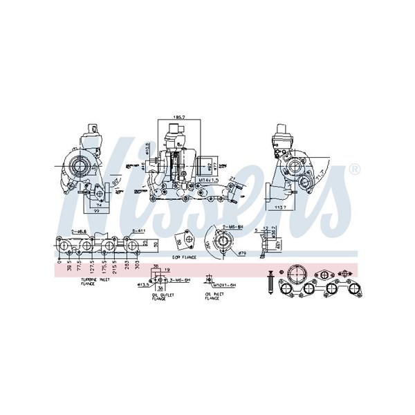 Turbo Nissens ** first fit ** 93168 NISSENS Turbo Nissens ** first fit ** 93168 NISSENS