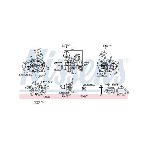 Turbo Nissens ** first fit ** 93275 NISSENS