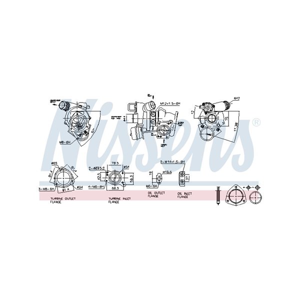 Turbo Nissens ** first fit ** 93282 NISSENS