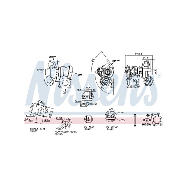Turbo Nissens ** first fit ** 93283 NISSENS