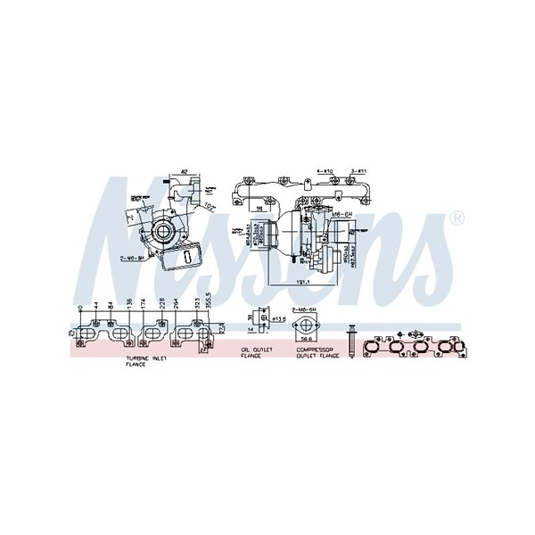 Turbo Nissens ** first fit ** 93348 NISSENS