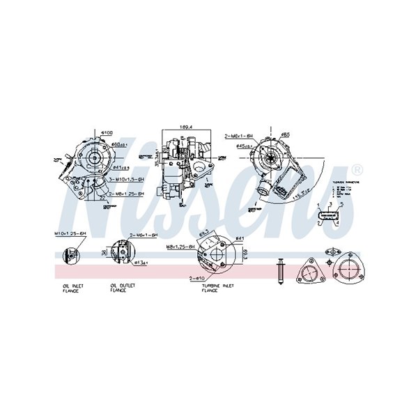 Turbo Nissens ** first fit ** 93412 NISSENS