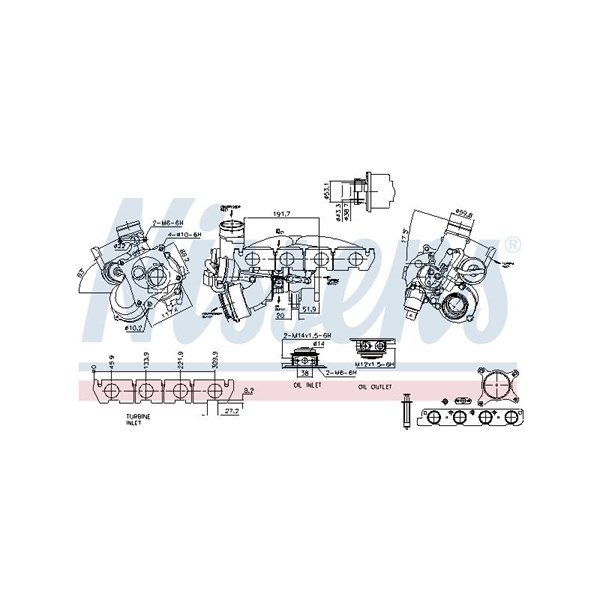 Turbo Nissens ** first fit ** 93415 NISSENS
