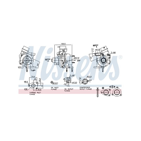 Turbo Nissens ** first fit ** 93419 NISSENS