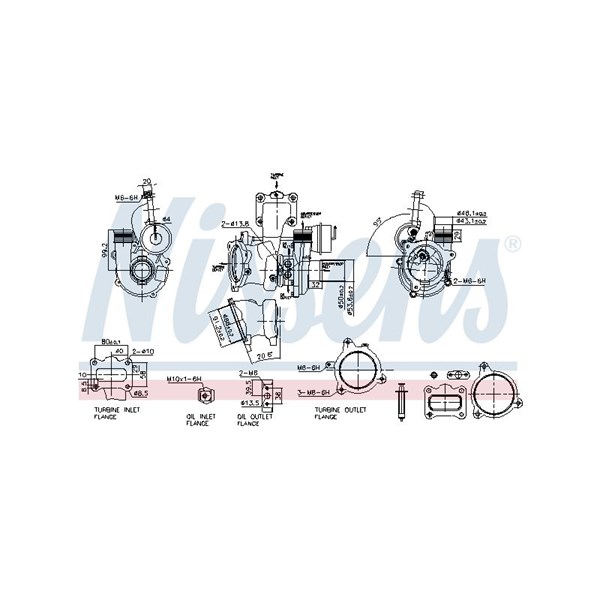Turbo Nissens ** first fit ** 93453 NISSENS