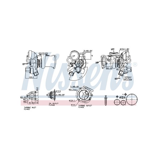 Turbo Nissens ** first fit ** 93454 NISSENS
