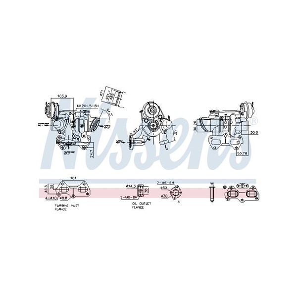 Turbo Nissens ** first fit ** 93490 NISSENS