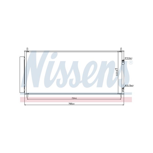 Kondensor, klimatanläggning Nissens 940240 NISSENS Kondensor, klimatanläggning Nissens 940240 NISSENS