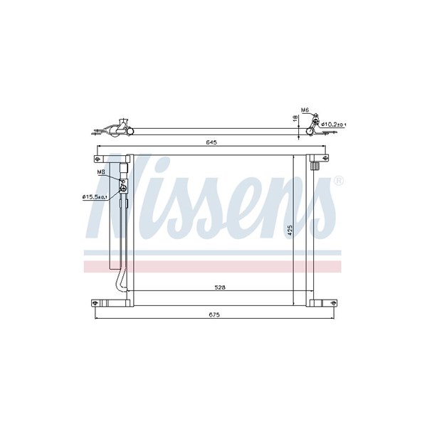 Kondensor, klimatanläggning Nissens ** first fit ** 940335 NISSENS