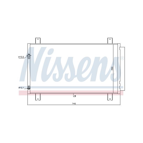 Kondensor, klimatanläggning Nissens ** first fit ** 940401 NISSENS Kondensor, klimatanläggning Nissens ** first fit ** 940401 NISSENS