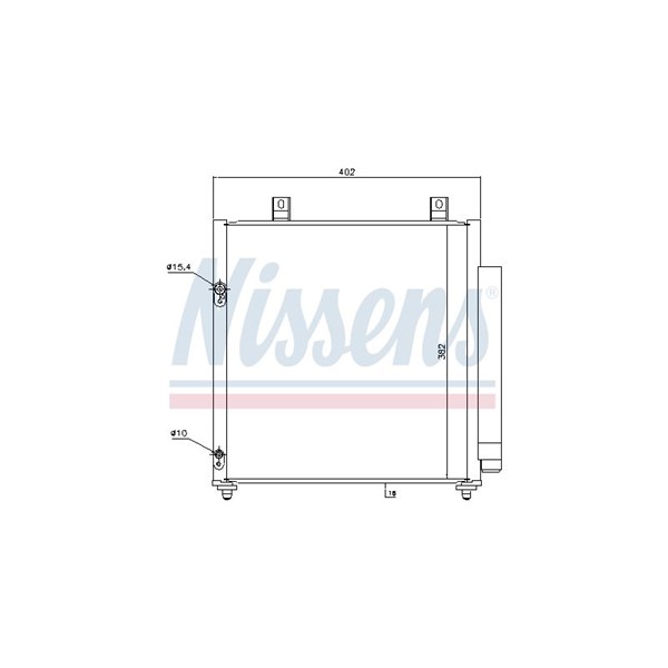 Kondensor, klimatanläggning Nissens ** first fit ** 940447 NISSENS