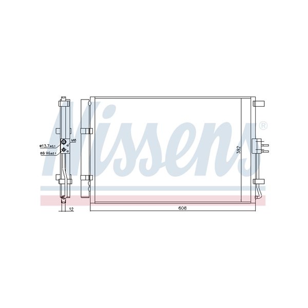 Kondensor, klimatanläggning Nissens 940573 NISSENS Kondensor, klimatanläggning Nissens 940573 NISSENS