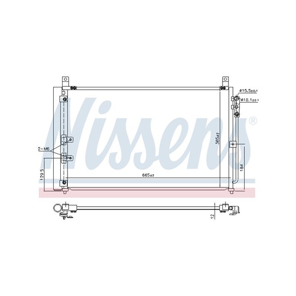 Kondensor, klimatanläggning Nissens 941173 NISSENS Kondensor, klimatanläggning Nissens 941173 NISSENS