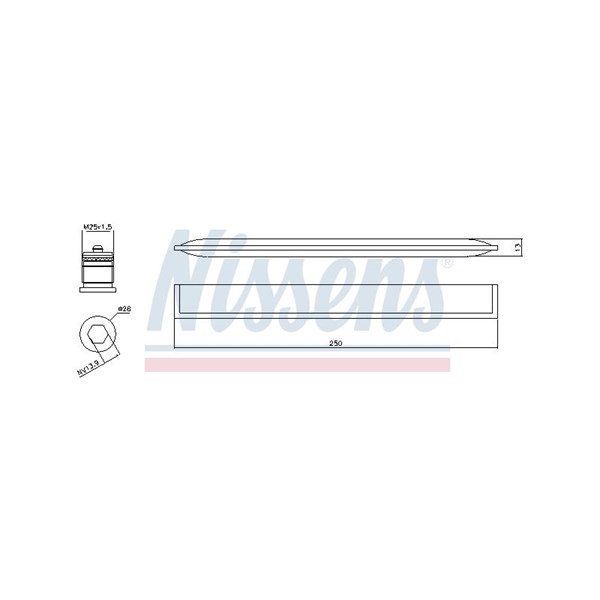 Torkfilter Nissens ** first fit ** 95450 NISSENS