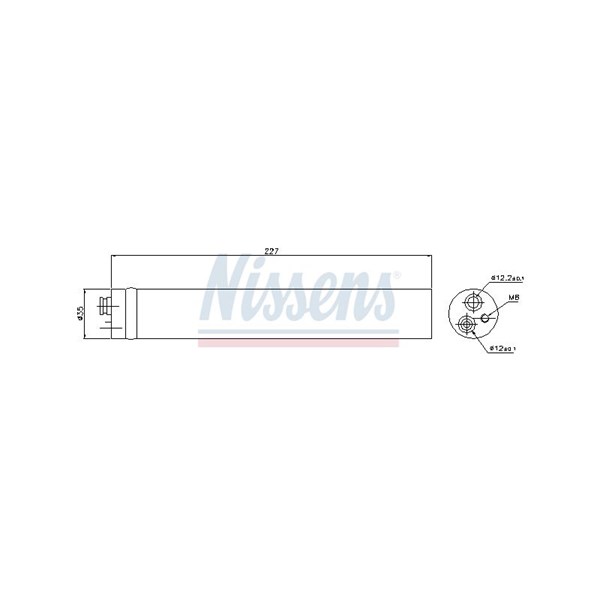 Torkfilter Nissens 95453 NISSENS