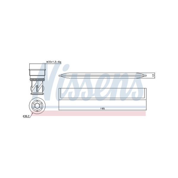 Torkfilter Nissens ** first fit ** 95454 NISSENS