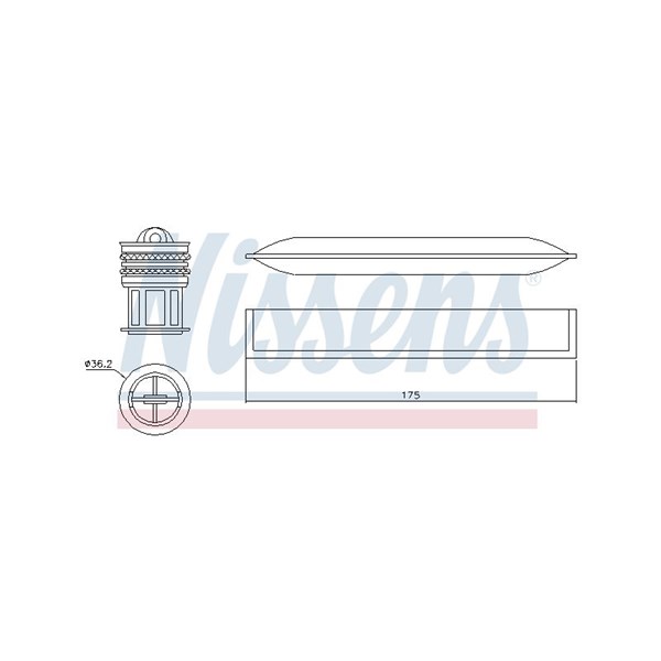 Torkfilter Nissens ** first fit ** 95456 NISSENS
