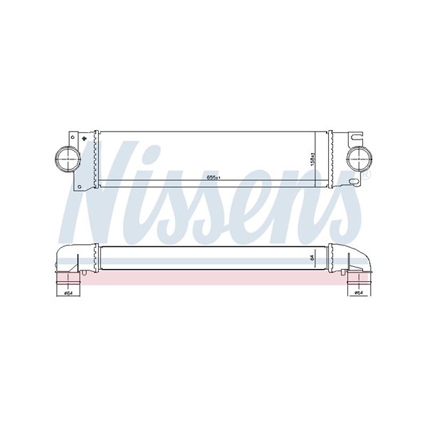 Intercooler Nissens 96071 NISSENS Intercooler Nissens 96071 NISSENS
