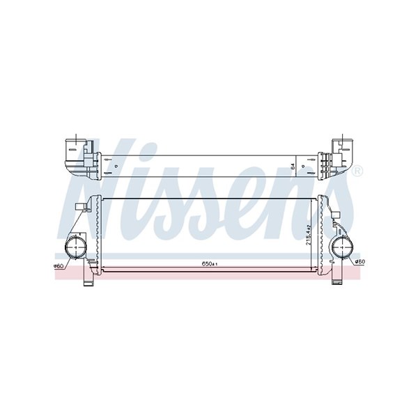 Intercooler Nissens 961238 NISSENS
