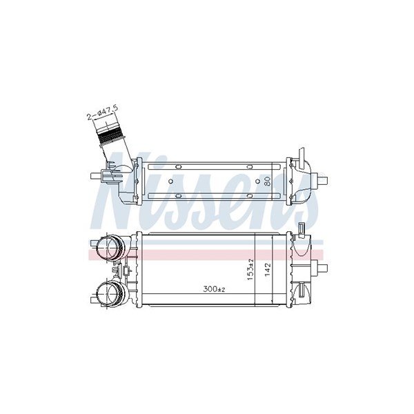 Intercooler Nissens 961483 NISSENS Intercooler Nissens 961483 NISSENS