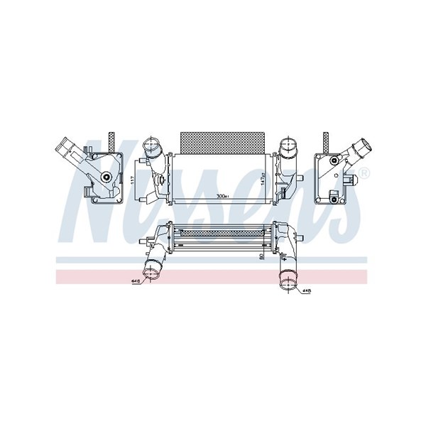 Intercooler Nissens 961486 NISSENS