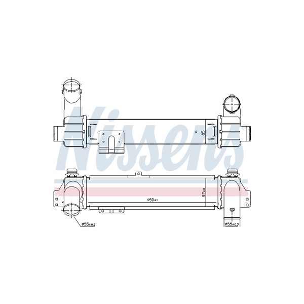Intercooler Nissens 96215 NISSENS