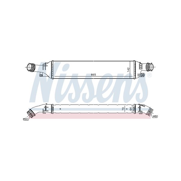 Intercooler Nissens 96298 NISSENS