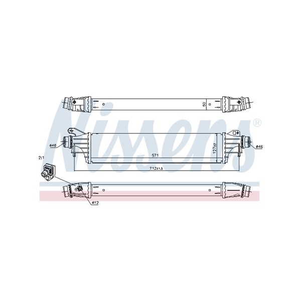 Intercooler Nissens 96312 NISSENS