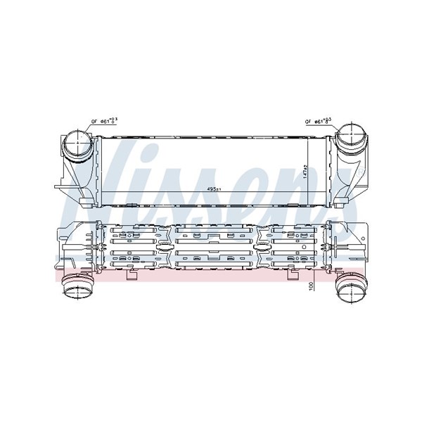 Intercooler Nissens 96321 NISSENS Intercooler Nissens 96321 NISSENS