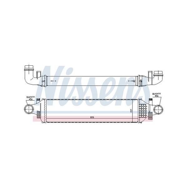 Intercooler Nissens 96335 NISSENS Intercooler Nissens 96335 NISSENS