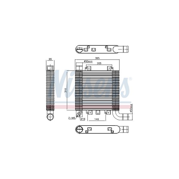 Intercooler Nissens 96366 NISSENS