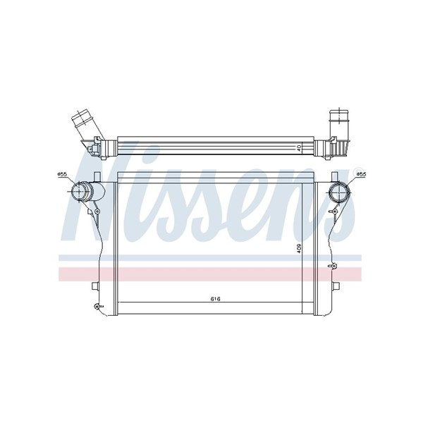Intercooler Nissens 96420 NISSENS Intercooler Nissens 96420 NISSENS